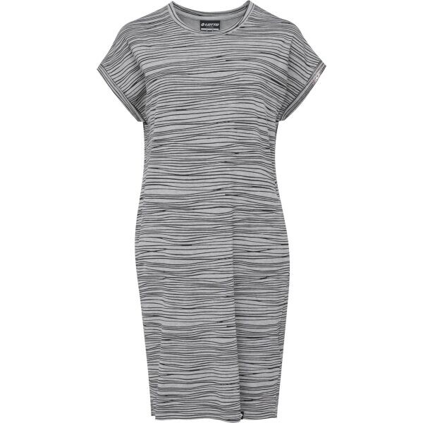 Lotto SAIKA Pohodlné dámské šaty, šedá, velikost