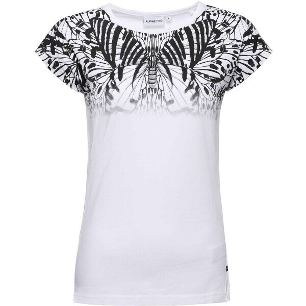 ALPINE PRO LIEQA Dámské triko, bílá, velikost