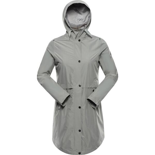 ALPINE PRO BAMA Dámský kabát, zelená, velikost