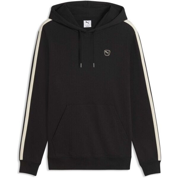 Puma ESSENTIALS ELEVATED HOODIE TR Pánská mikina, černá, velikost