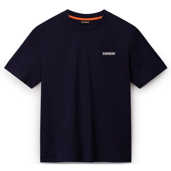 Napapijri S-SMALL BOX SS Pánské tričko, tmavě modrá, velikost