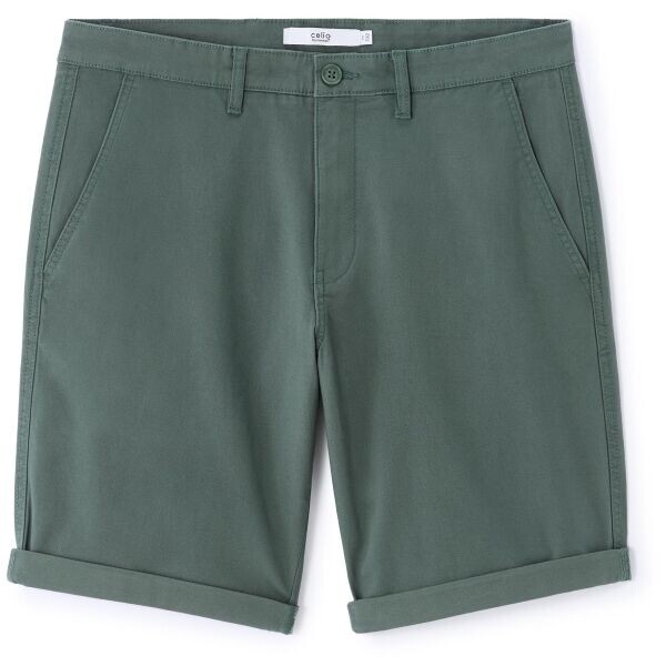 CELIO BOCHINOBM Pánské bermudy, tmavě zelená, velikost
