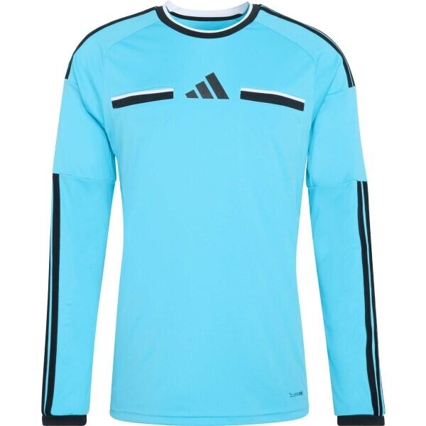 adidas REFEREE 26 JERSEY SL Pánské rozhodcovské triko, tyrkysová, velikost