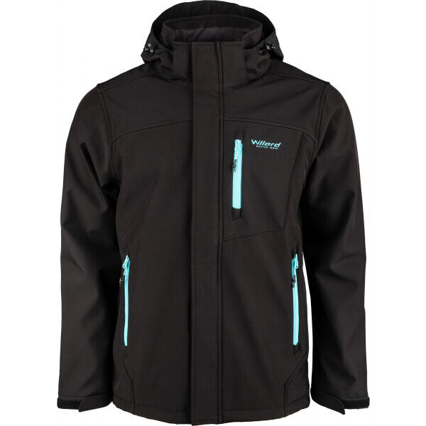 Willard MARCIO Pánská softshellová bunda, černá, velikost