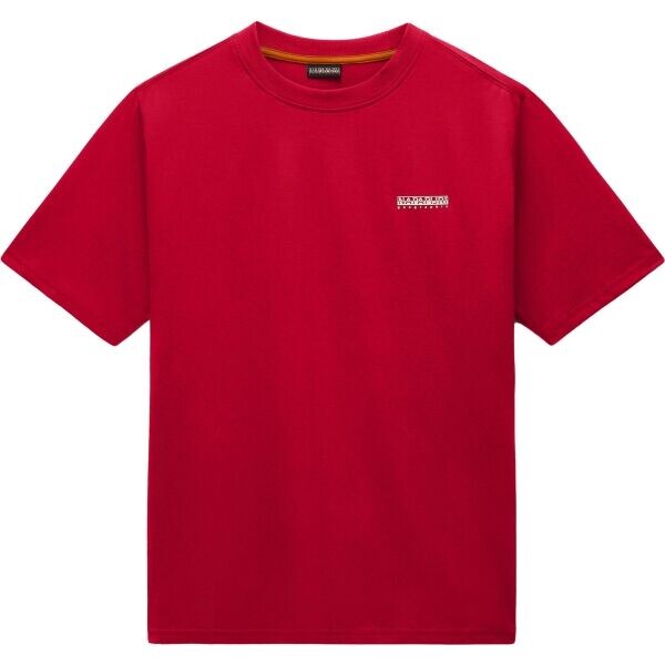 Napapijri S-SMALL BOX SS Pánské tričko, červená, velikost