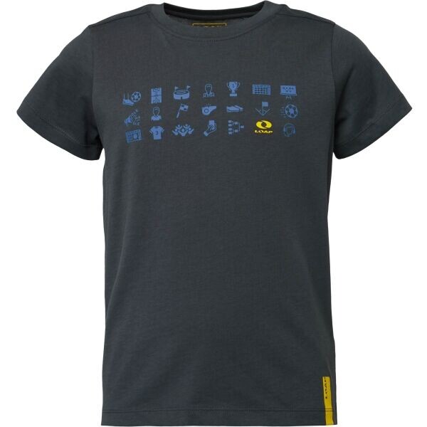 LOAP BOORAN Chlapecké tričko, tmavě šedá, velikost