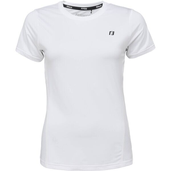 Fitforce FONCESA Dámské fitness triko, bílá, velikost