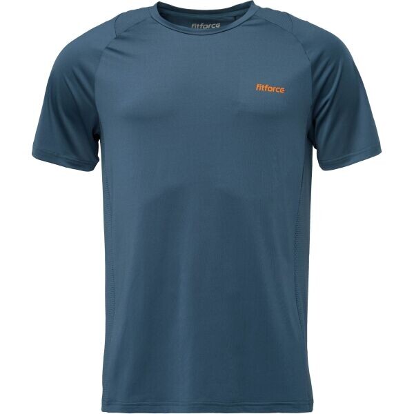 Fitforce ASLAN Pánské běžecké triko, tmavě modrá, velikost