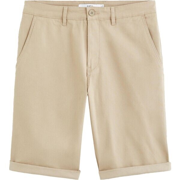 CELIO BOCHINOBM Pánské bermudy, béžová, velikost