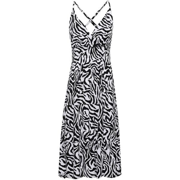 ALPINE PRO SELA Dámské šaty, bílá, velikost