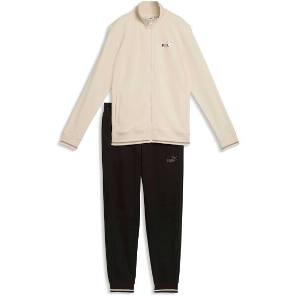 Puma METALLIC FULL ZIP TRACKSUIT TR Dámská tepláková souprava, béžová, velikost
