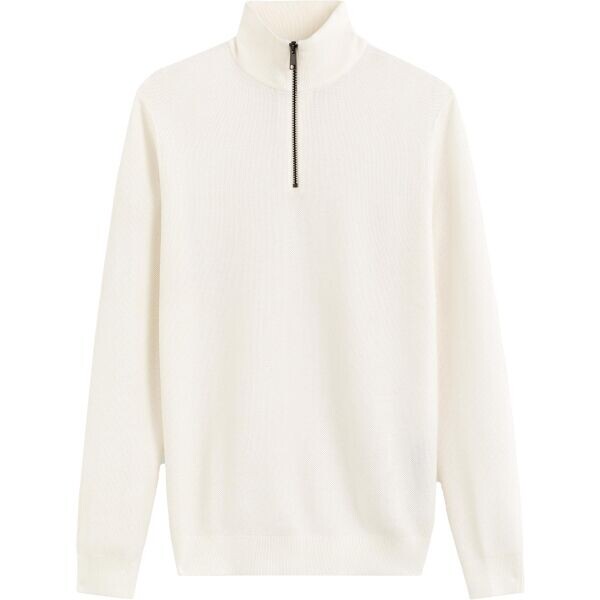 CELIO CELIM Pánský bavlněný svetr, béžová, velikost