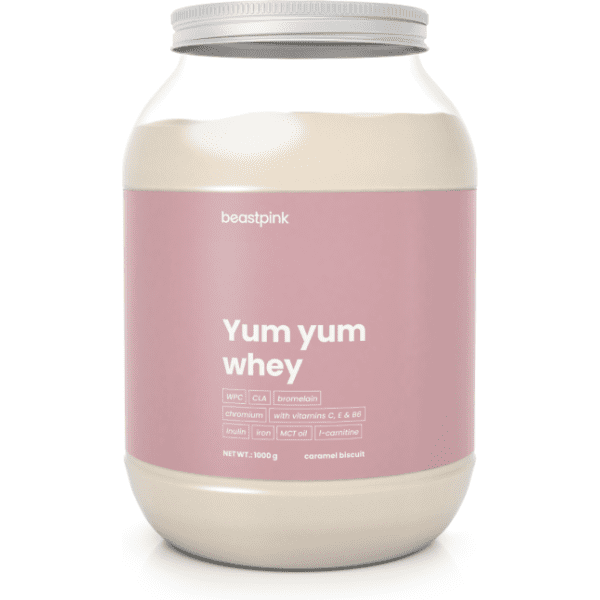 GymBeam YUM YUM WHEY PROTEIN 1 KG Protein pro ženy, , velikost 1 KG