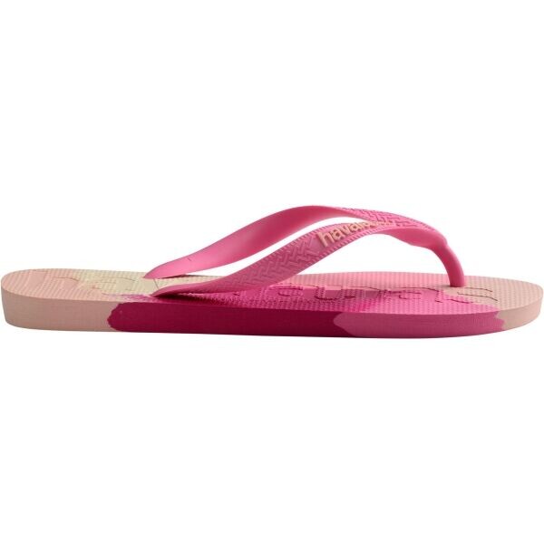 HAVAIANAS TOP LOGO MANIA COLORS II Unisex žabky, růžová, velikost 37/38