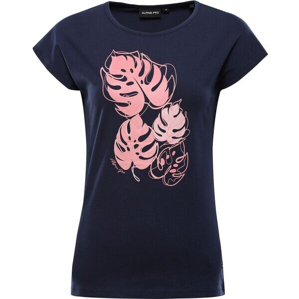 ALPINE PRO LIEQA Dámské triko, tmavě modrá, velikost