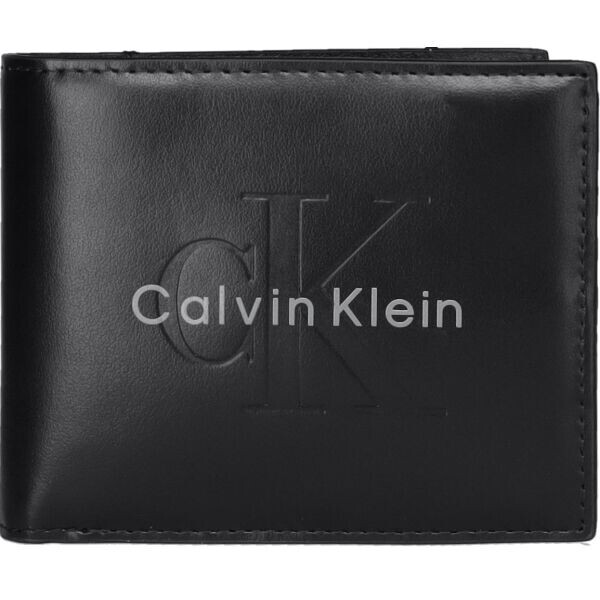 Calvin Klein BOLD BILLFOLD W/COIN Peněženka, černá, velikost