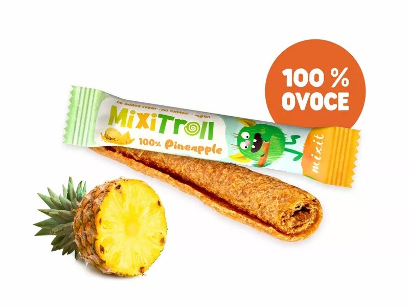 Mix.it Ovocná rolka MixiTroll – 100 % Ananas