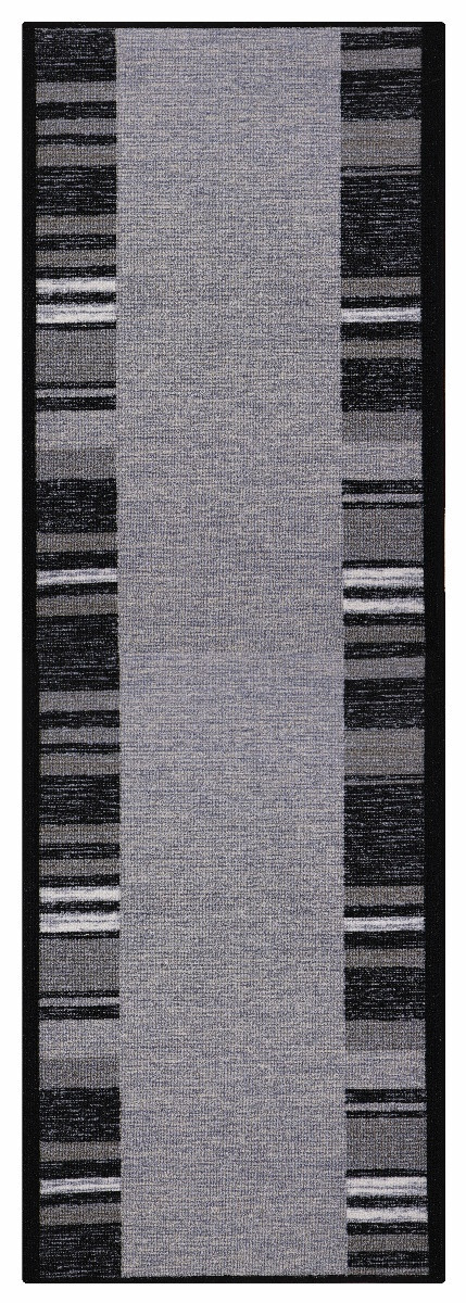 Protiskluzový běhoun na míru Zel 1016 Silver (Grey), šíře 120 cm, šedá, chodba / předsíň, Berfin Dywany