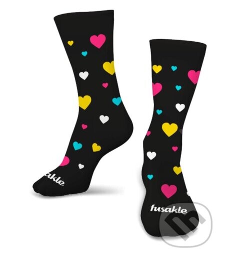 Ponožky Farebná láska L - Fusakle.sk