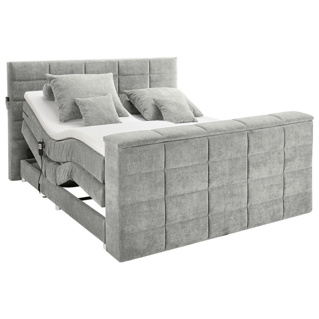 Carryhome POSTEL BOXSPRING, 180/200 cm, jílová barva