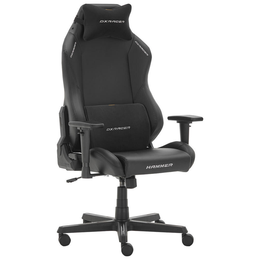 Dxracer HERNÍ ŽIDLE, vzhled kůže, černá