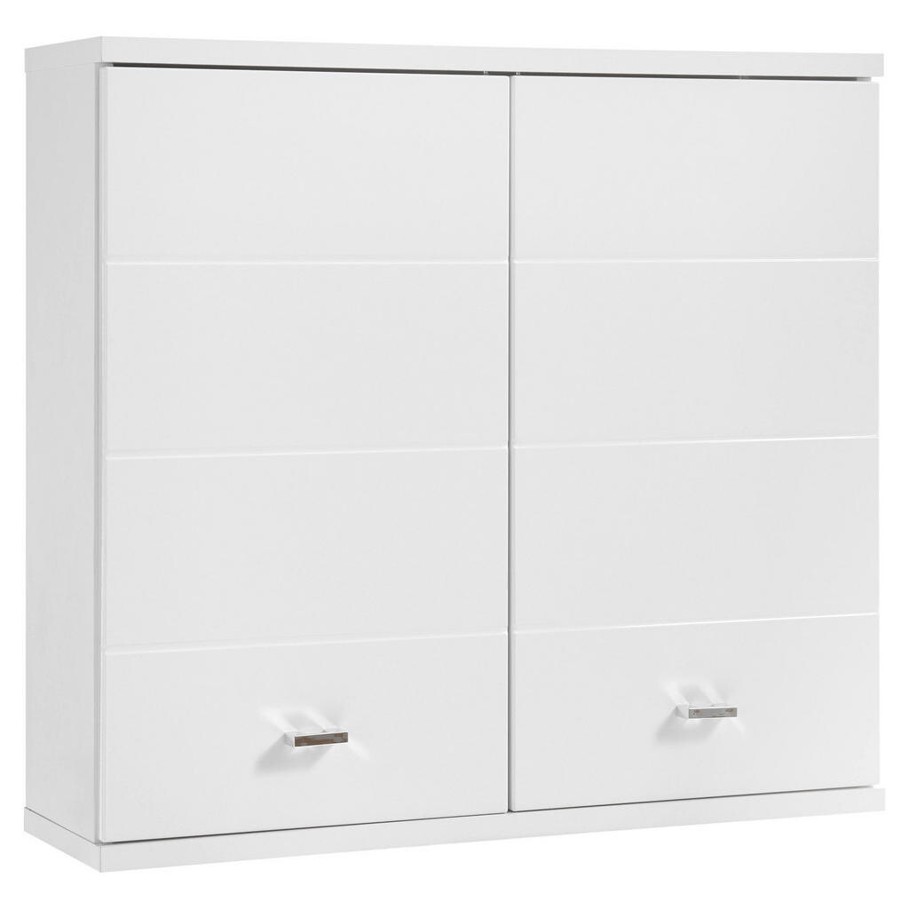 Livetastic ZÁVĚSNÁ SKŘÍŇKA, vysoce lesklá bílá, bílá, 76/71/23 cm