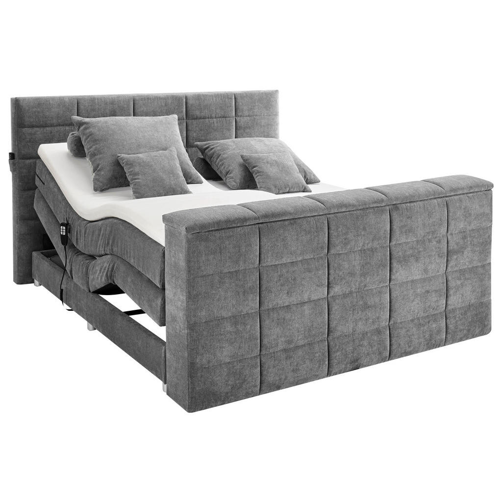 Carryhome POSTEL BOXSPRING, 180/200 cm, šedá