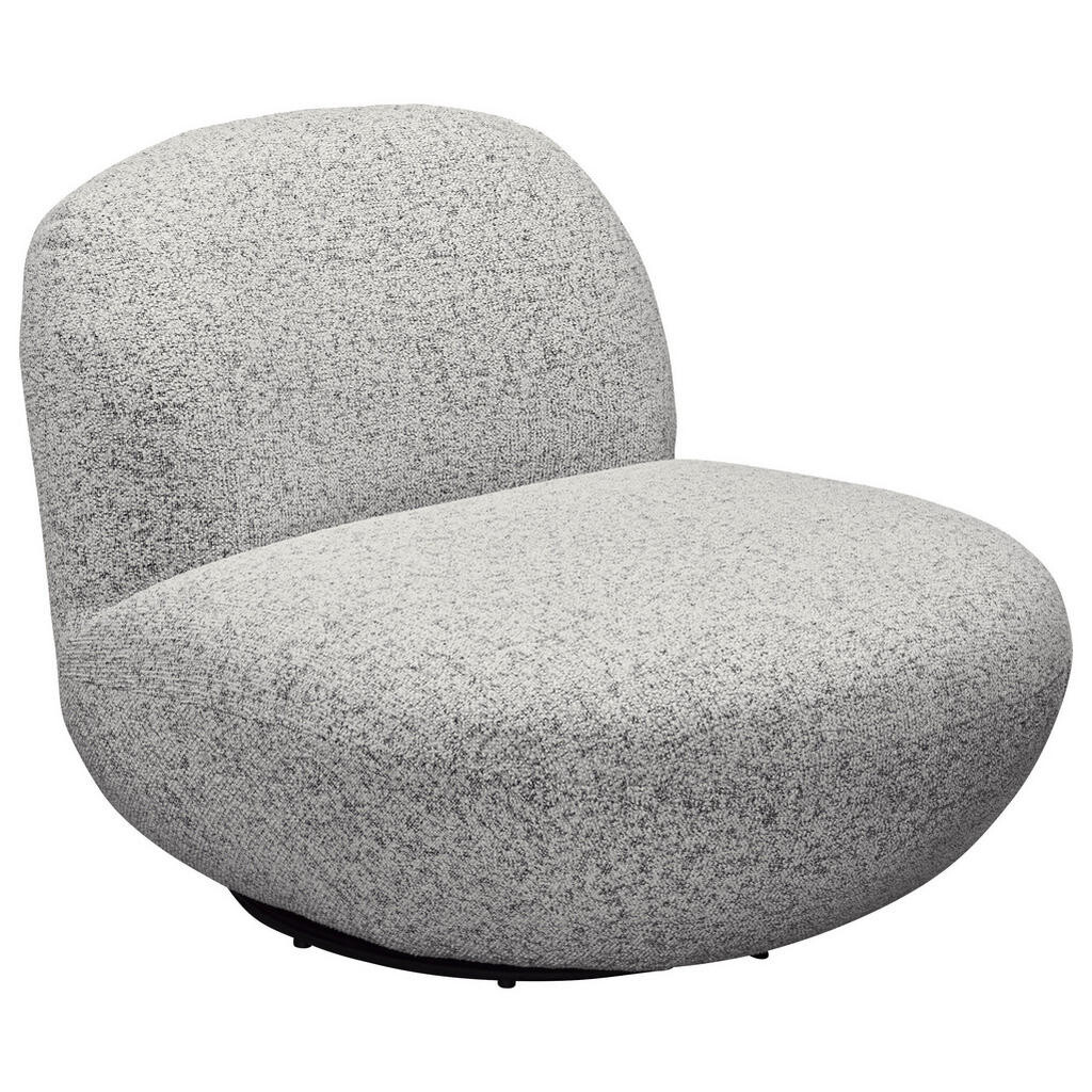 MID.YOU KŘESLO, textil, světle šedá