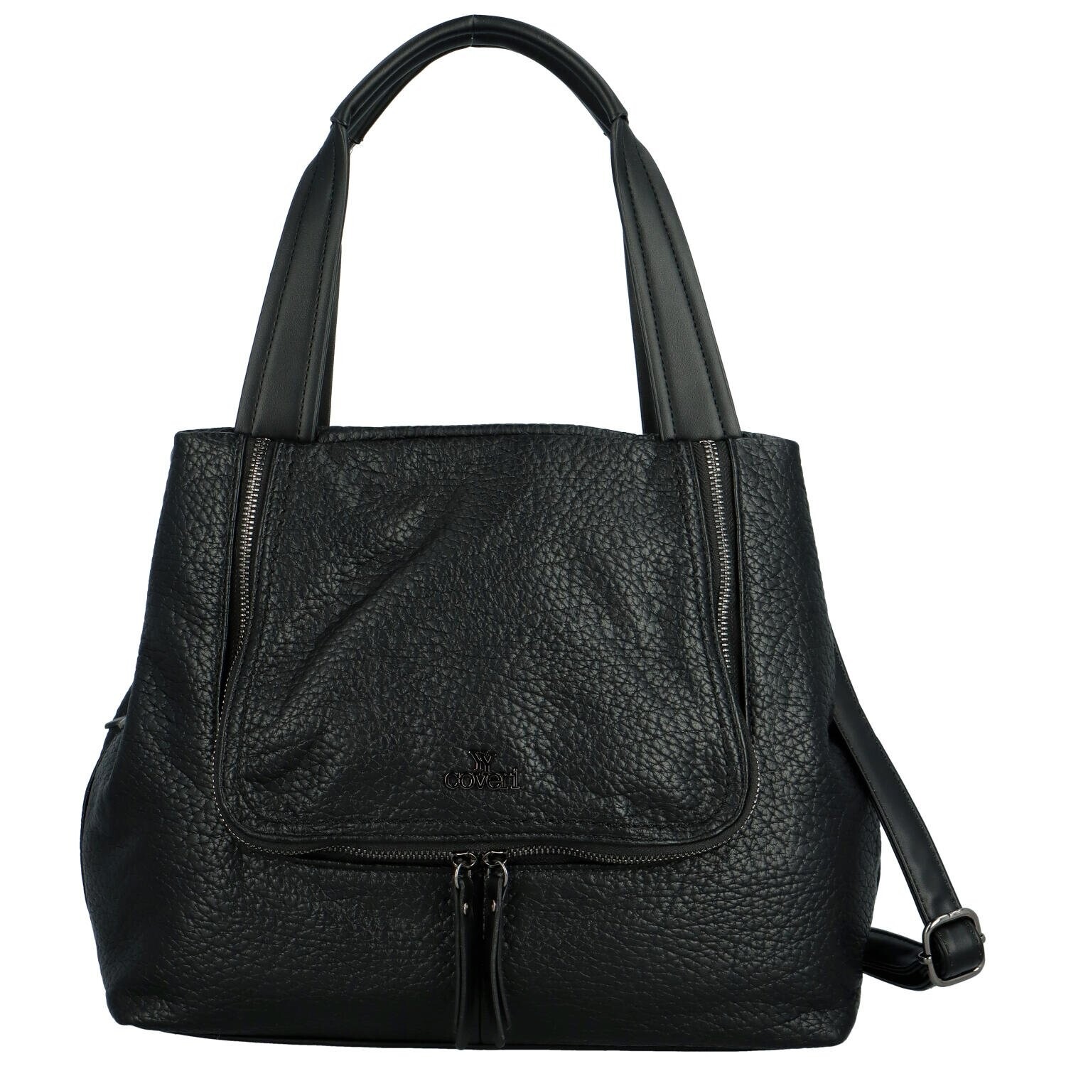 Dámská kabelka na rameno černá - Coveri Marcci černá
