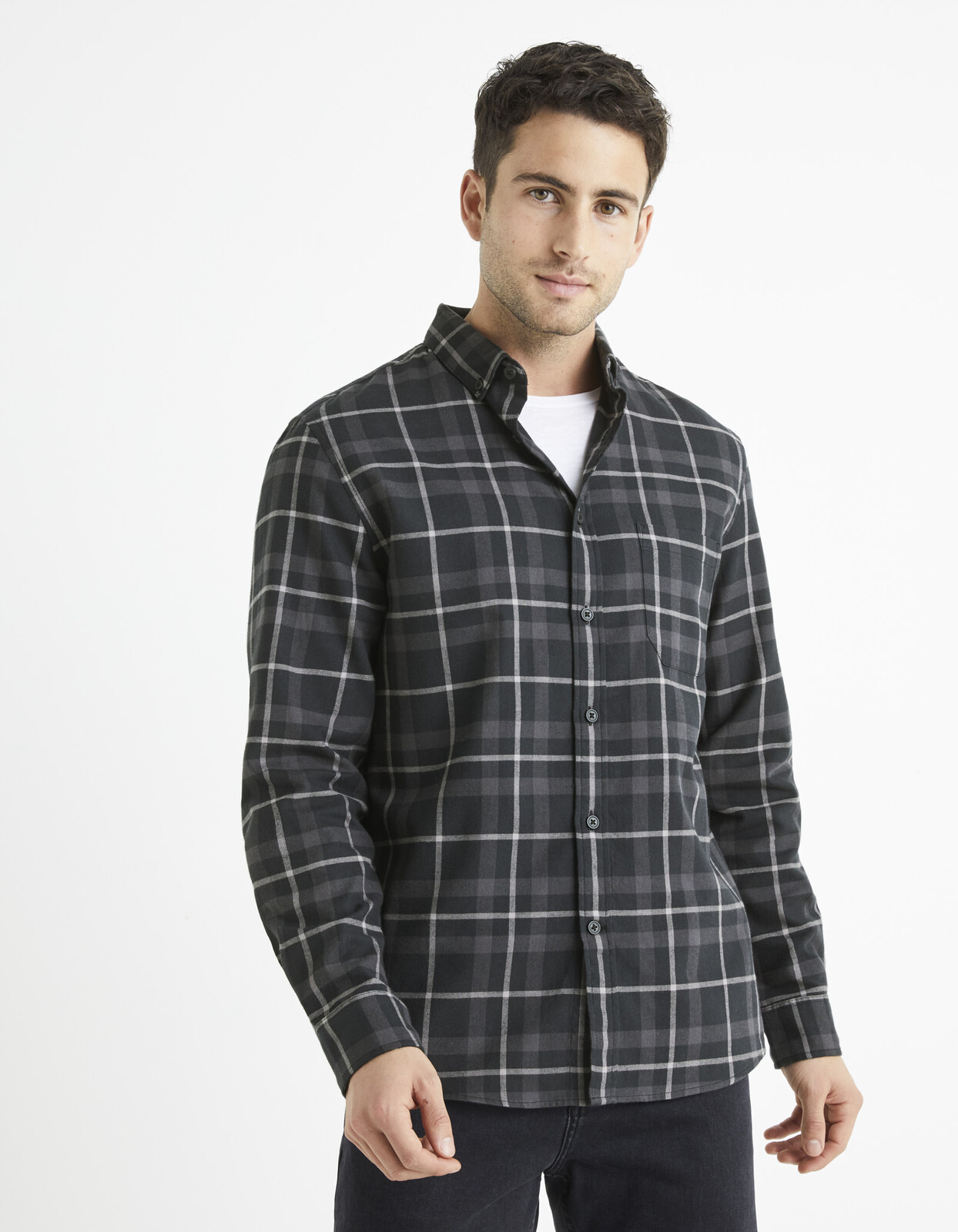 Pánská košile Celio Checkered