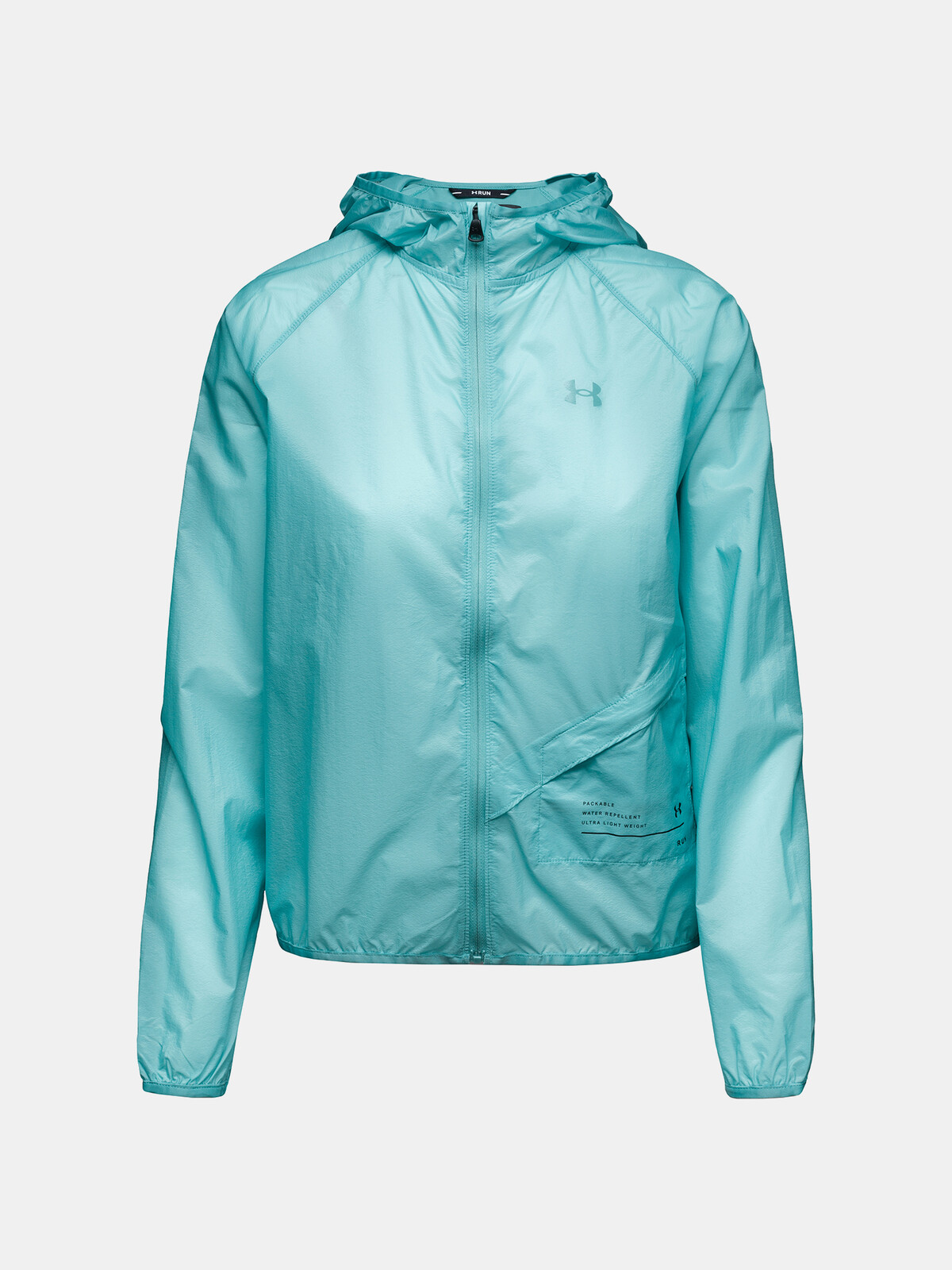 Under Armour Bunda Qualifier Packable Jacket-BLU - Dámské
