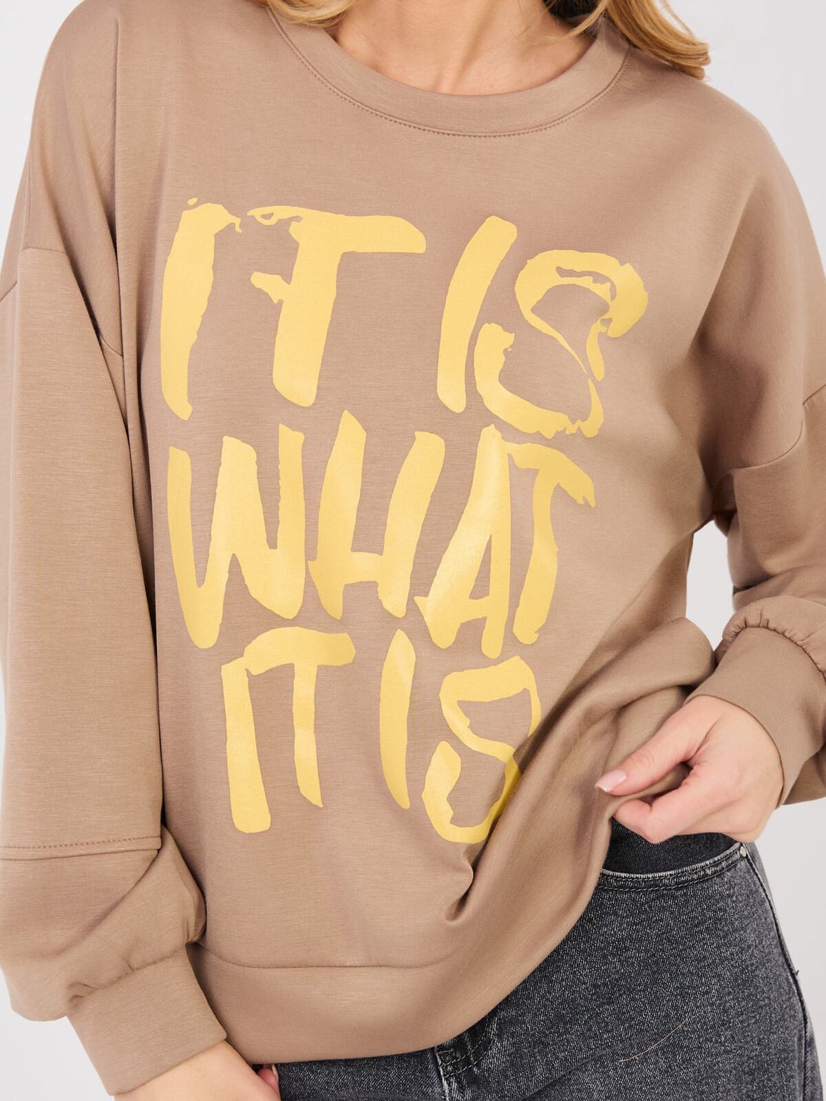 Dámská mikina s nápisem