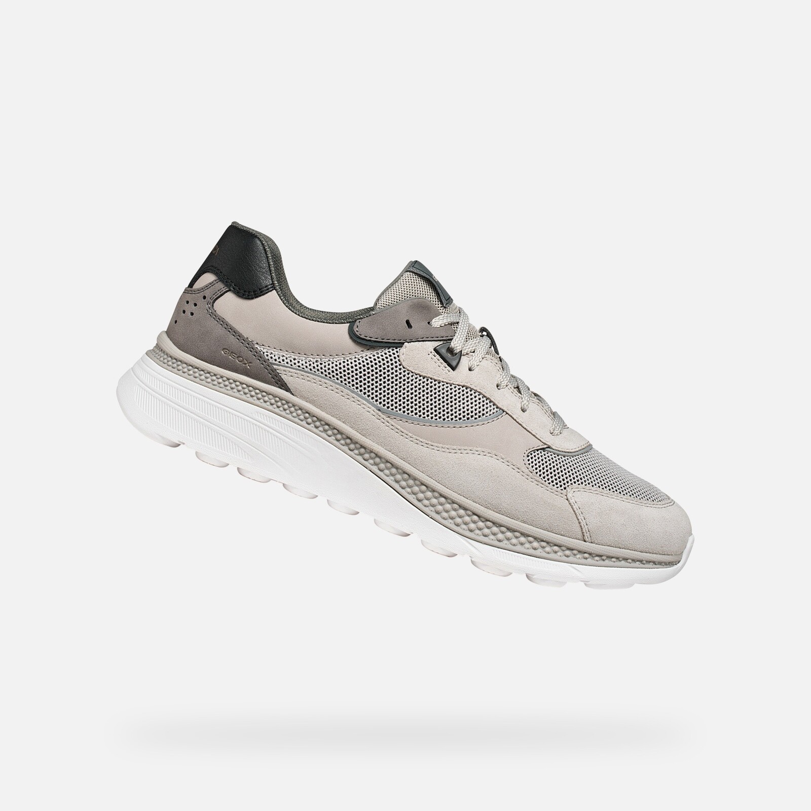 Světle šedé pánské tenisky Geox Spherica Actif X1