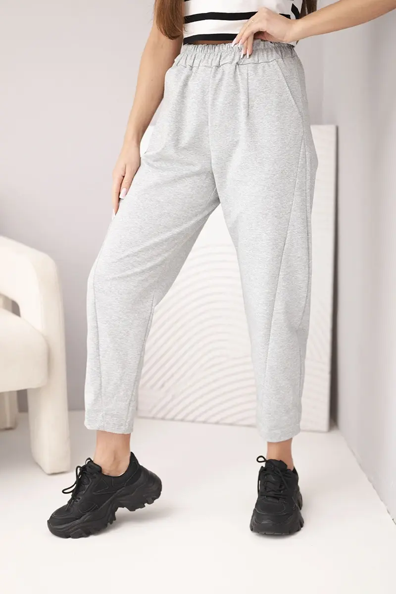 Kesi letní kalhoty s kapsami