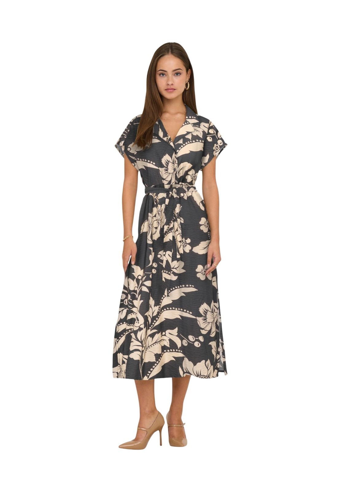Jacqueline De Yong květinové midi šaty