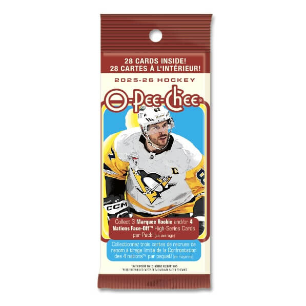 2025-2026 NHL Upper Deck O-Pee-Chee Fat Pack - hokejové karty