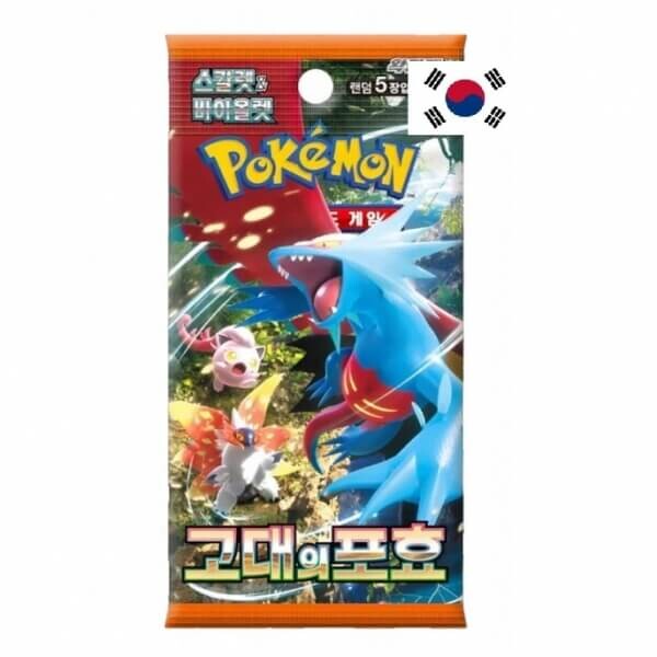 Pokémon Scarlet and Violet Ancient Roar Booster - korejsky