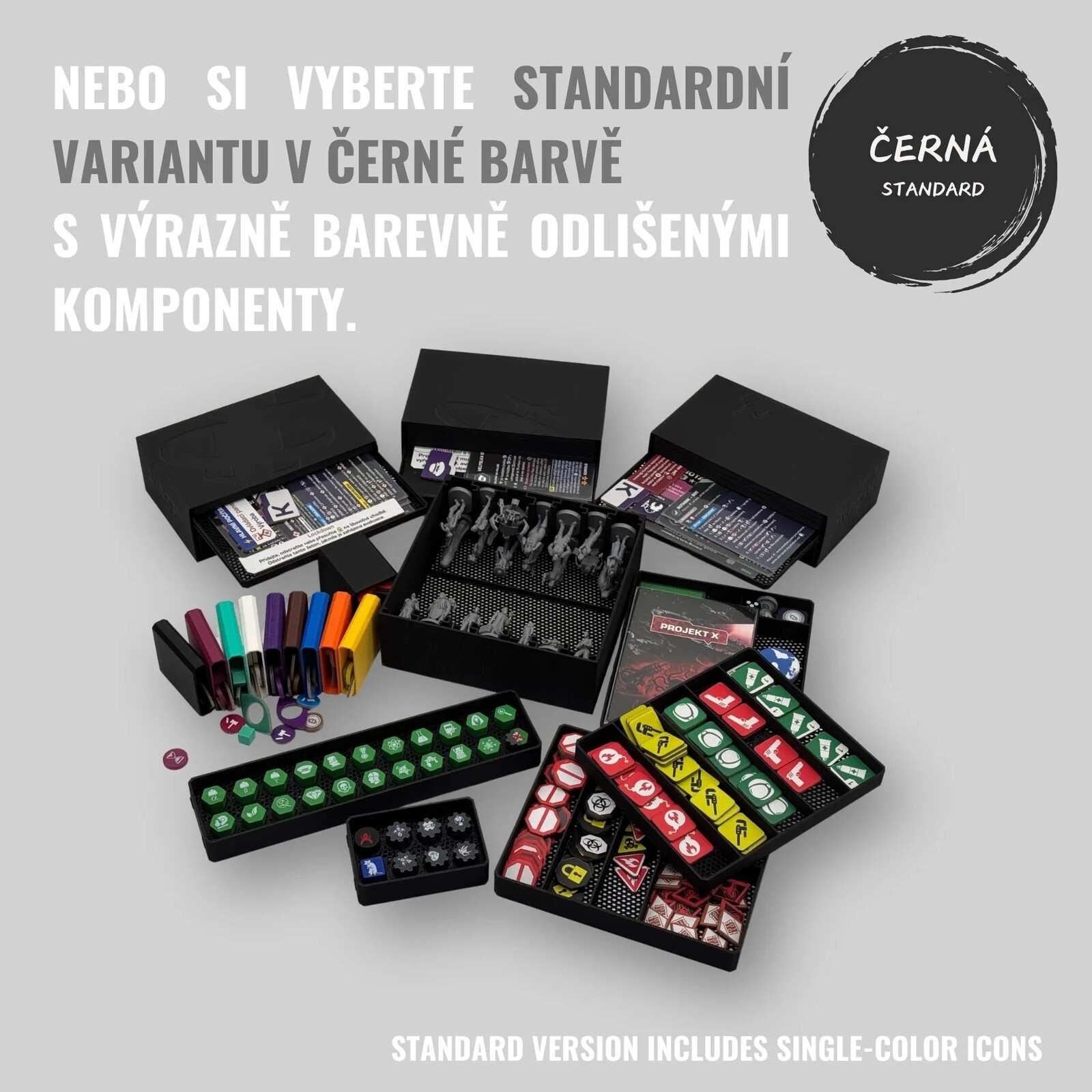 Woodneq Zkáza na orbitě - varianta s figurkami - INSERT do hry Varianta: Černá