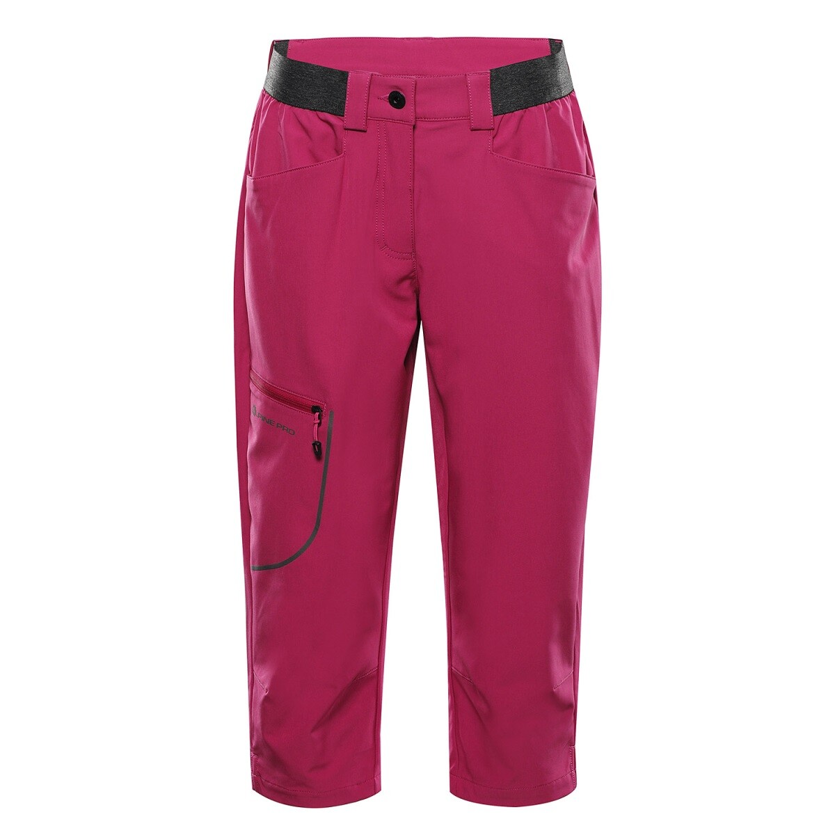 Dámské softshellové capri kalhoty alpine pro wedera 2 růžová 34