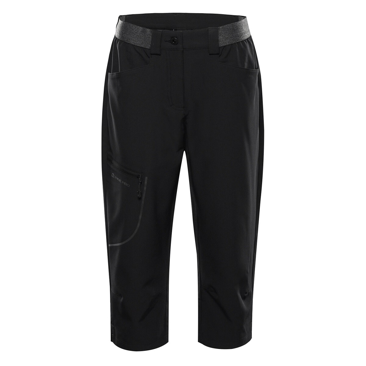 Dámské softshellové capri kalhoty alpine pro wedera 2 černá 34