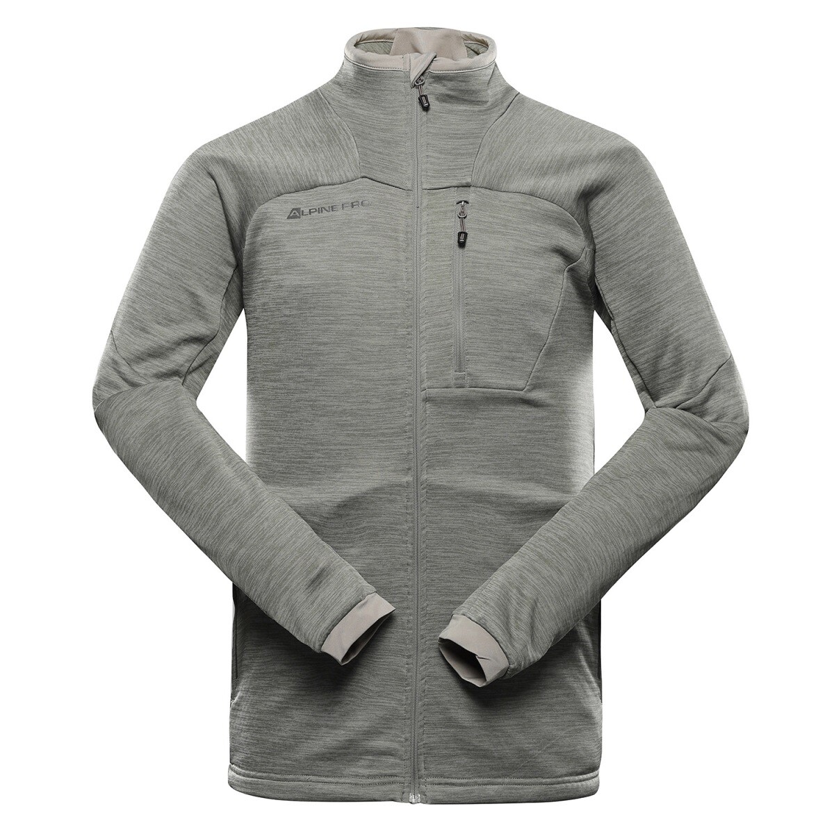 Pánská rychleschnoucí mikina alpine pro onnec 3 šedá xs