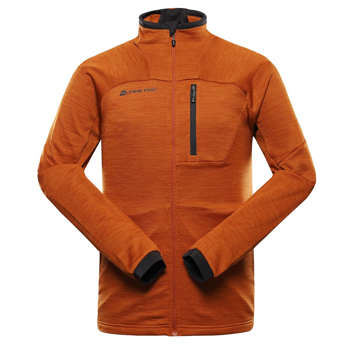 Pánská rychleschnoucí mikina alpine pro onnec 3 oranžová xs