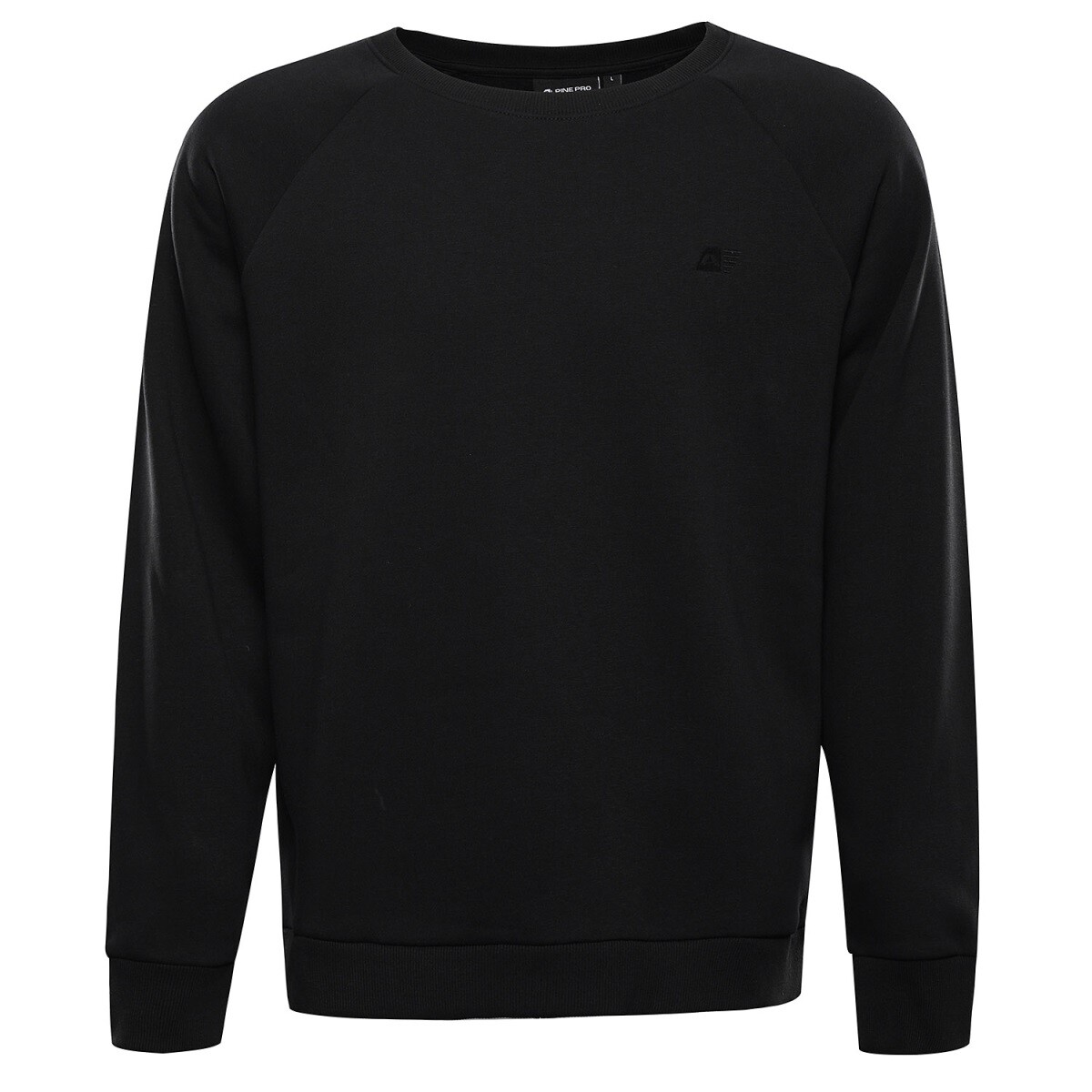 Pánská bavlněná mikina alpine pro negg černá s