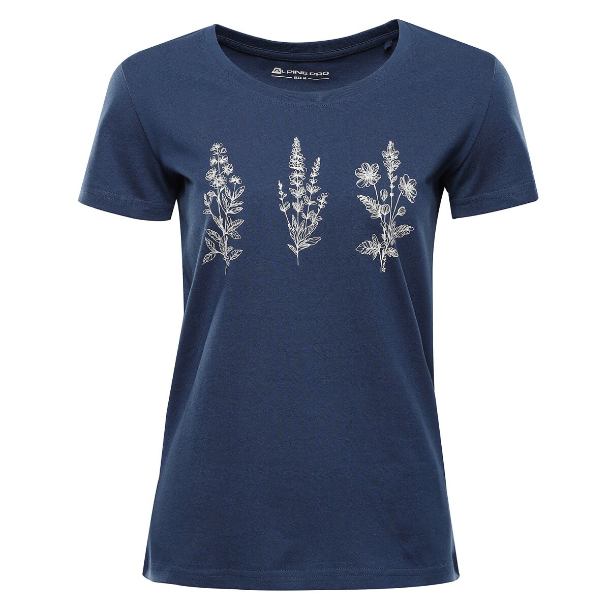 Dámské triko z organické bavlny alpine pro termesa 3 tmavě modrá xs