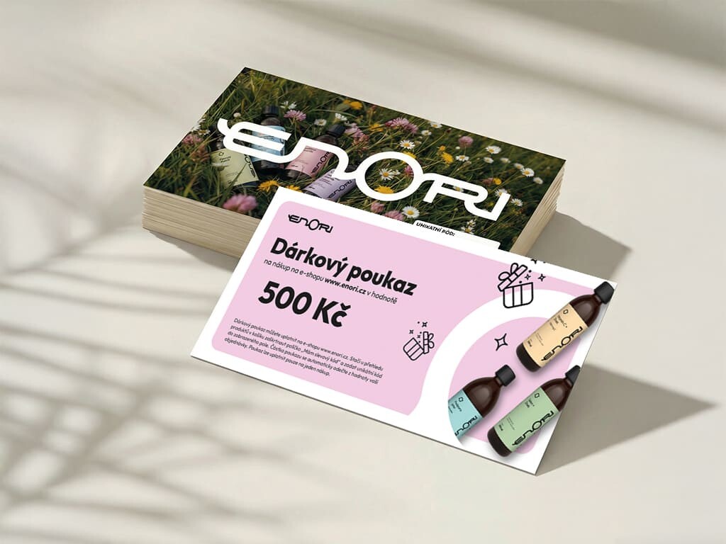 ENORI Dárkový poukaz 500 Kč