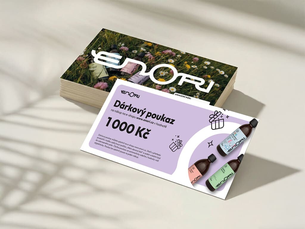ENORI Dárkový poukaz 1000 Kč