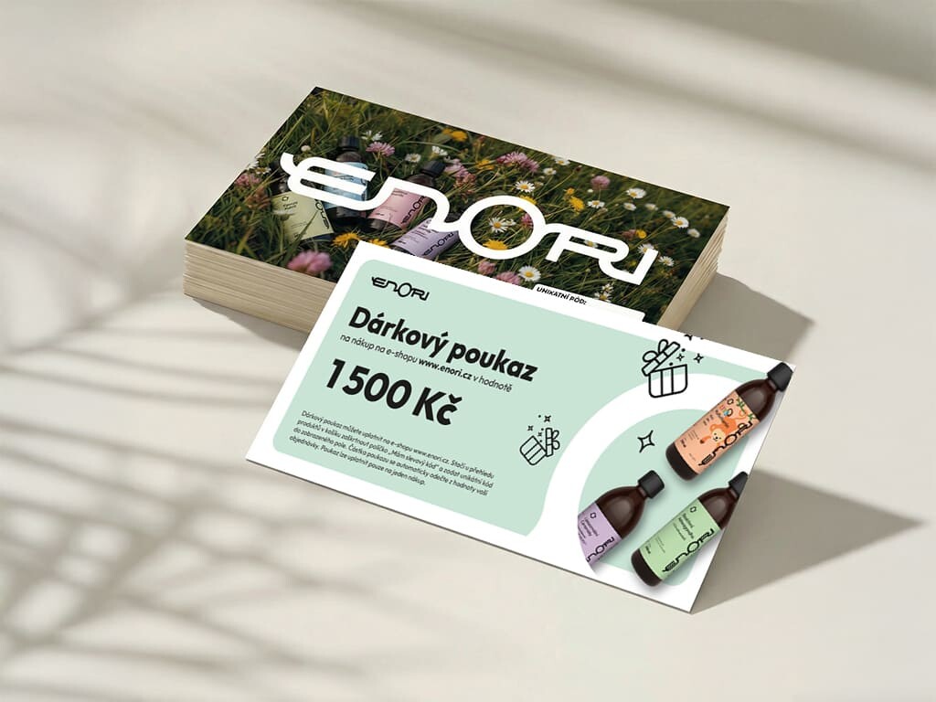 ENORI Dárkový poukaz 1500 Kč