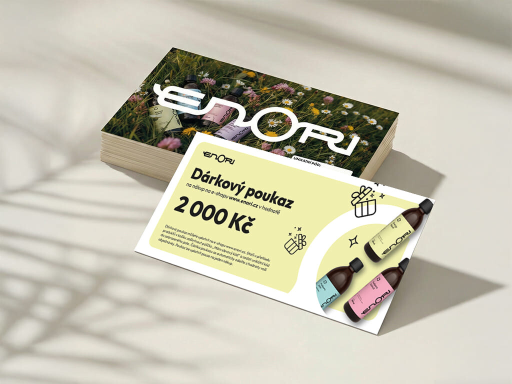 ENORI Dárkový poukaz 2000 Kč