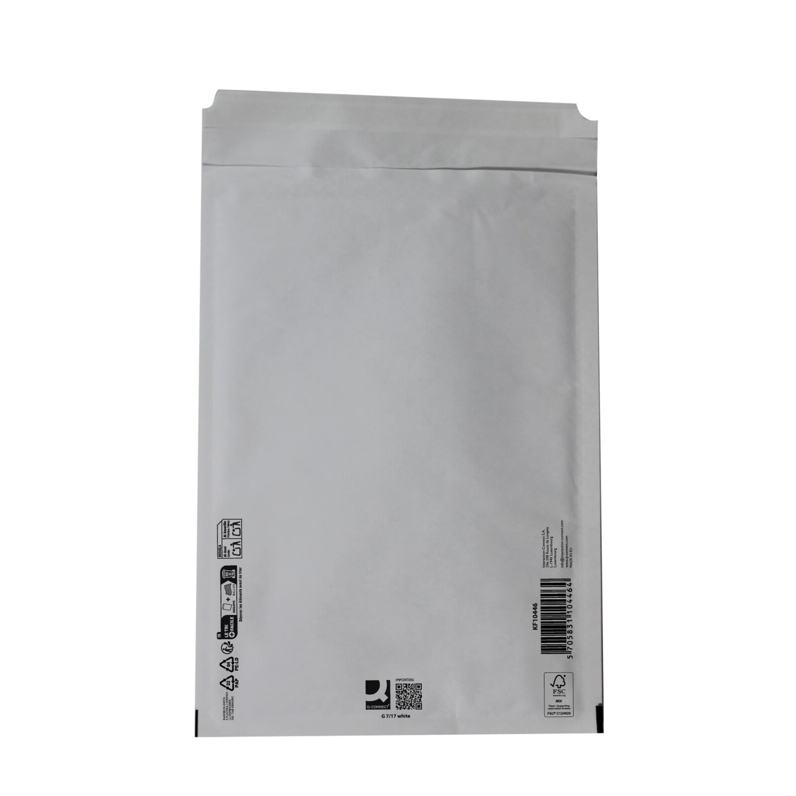 Bublinkové obálky Q-Connect - G/7, 250 x 350 mm, bílé, 10 ks