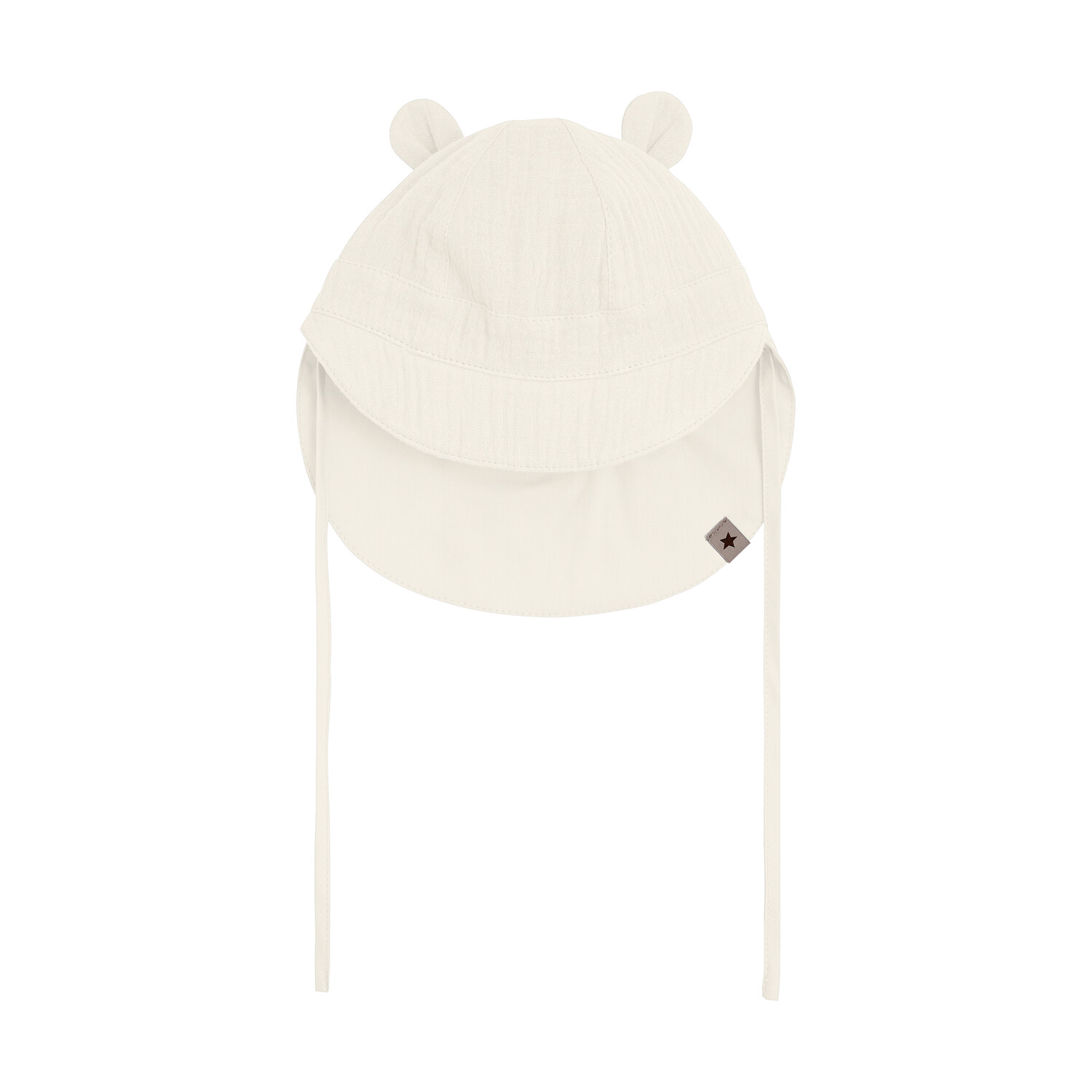 HUTTEliHUT dětský mušelínový klobouček s oušky 460458 - 1015 Velikost: 2 - 4 roky